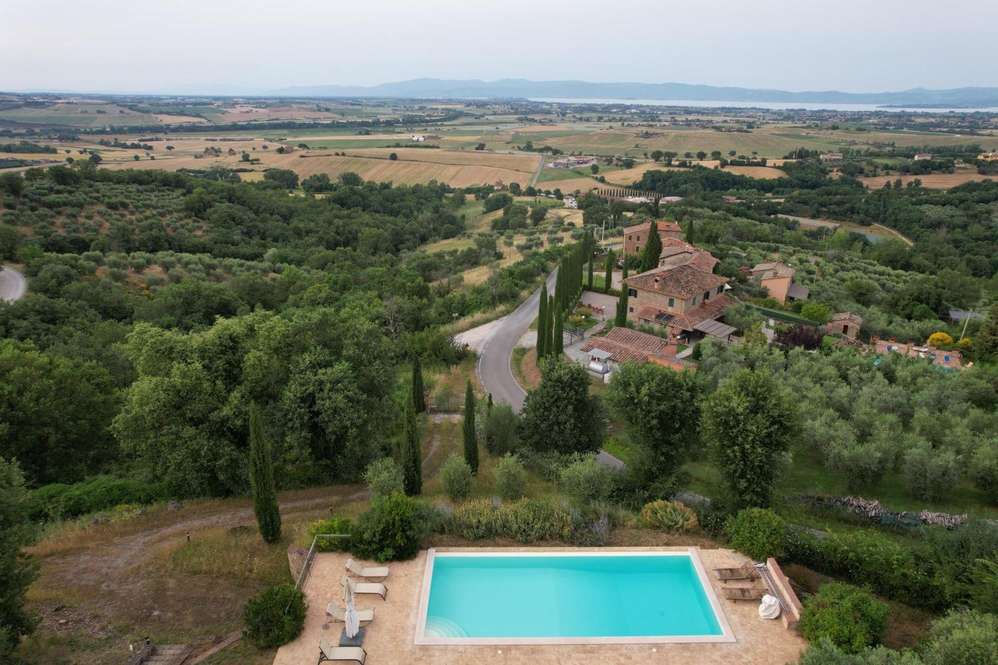 Fonte Pace Luxury Villa - A Fontanaro Property Paciano Екстер'єр фото